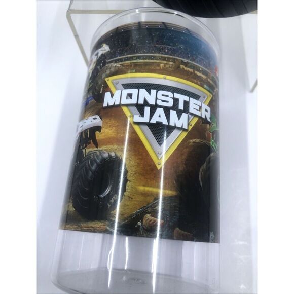 Monster Jam Trucks Collectible Plastic Souvenir Cup Piston & Tire - Picture 13 of 14